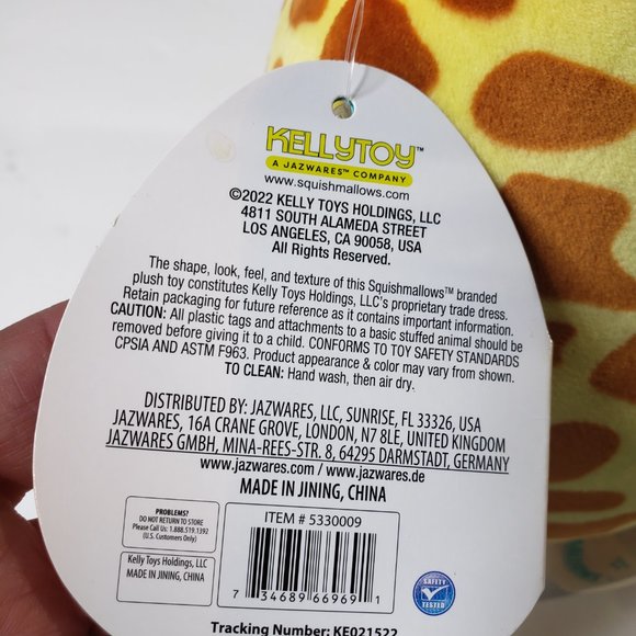2017 Squishmallow Gary the Giraffe Plush 8" Stuffed Animal with Tags Stuffie Toy - Picture 6 of 11